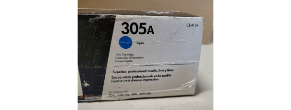 Toner HP 305A Cyan CE411A Neu OVP Original HP LaserJet 300  . 