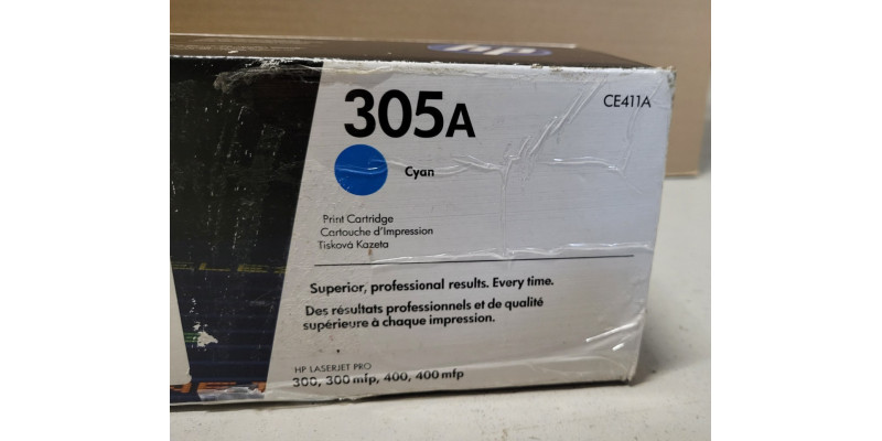 Toner HP 305A Cyan CE411A Neu OVP Original HP LaserJet 300  . 