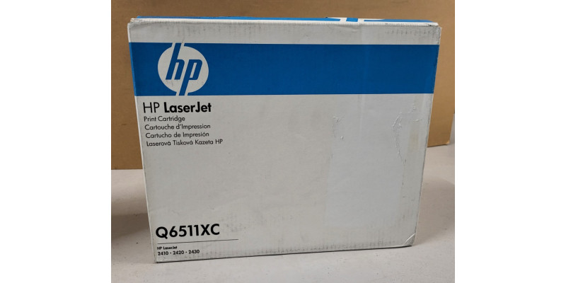 Toner HP Q6511XC Schwarz Neu OVP Original HP LJ 2410 2420 Rechnung MwSt. 