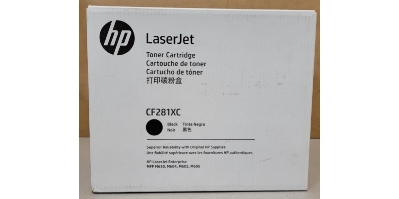 Toner HP 81X Schwarz CF281XC Neu OVP A-Ware Original HP LJ MFP M630 Rg MwSt. 