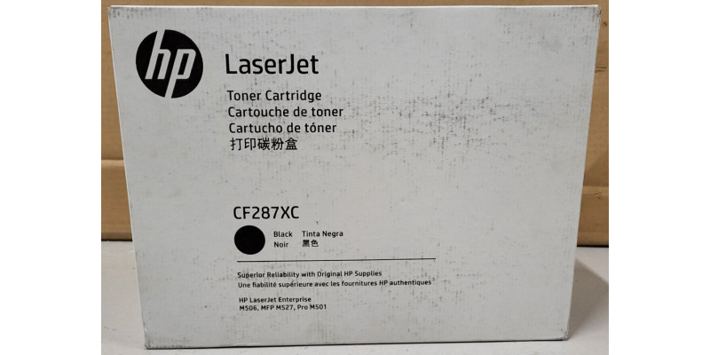 Toner HP CF287XC Schwarz CF287X Neu OVP A-Ware Original HP LJ M506, MFP M527 Rg 