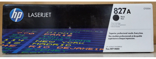 Toner HP 827A Schwarz CF300A Neu OVP A-Ware Original HP LJ MFP 880 Rechnung MwSt 