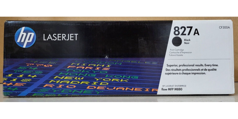 Toner HP 827A Schwarz CF300A Neu OVP A-Ware Original HP LJ MFP 880 Rechnung MwSt 