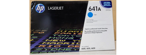 Toner HP 641A Cyan C9721A Neu OVP A-Ware Original HP 4600, 4610, 4650 Rg MwSt 