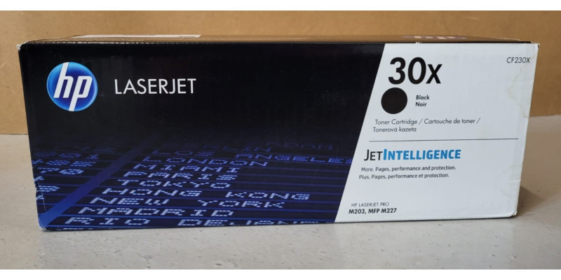Toner HP 30X Schwarz CF230X Neu OVP A-Ware Original HP LJ Pro M203 Rechnung MwSt 