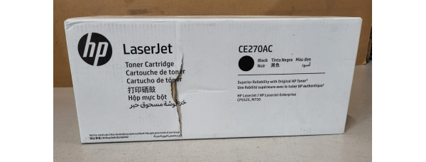Toner HP CE270AC Schwarz Neu OVP Original HP LaserJet CP5525 Rg MwSt. 