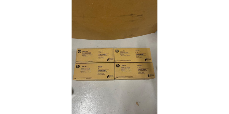 4 Toner HP CMYK W9060MC W9061MC W9062MC W9063MC Neu OVP A-Ware Original RgMwSt 4 Toner HP CMYK W9060MC W9061MC W9062MC W9063MC Neu OVP A-Ware Original RgMwSt