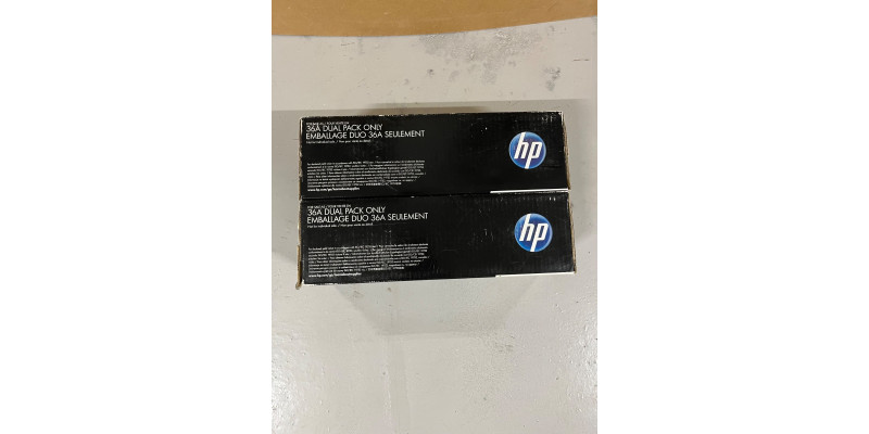 2 Toner HP 36A Schwarz CB436AD Neu OVP Original HP LaserJet M1120 mfp Rg MwSt 