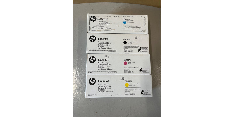 4 Toner HP CMYK CE410XC CE411AC CE412AC CE413AC Neu OVP Original 300 M351 Rg MwS 4 Toner HP CMYK CE410XC CE411AC CE412AC CE413AC Neu OVP Original 300 M351 Rg MwS