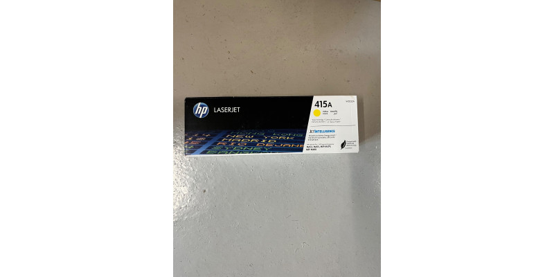 Toner HP 415A Gelb W2032A Neu OVP Original HP LJ Pro M454, M455 Rechnung MwSt Toner HP 415A Gelb W2032A Neu OVP Original HP LJ Pro M454, M455 Rechnung MwSt