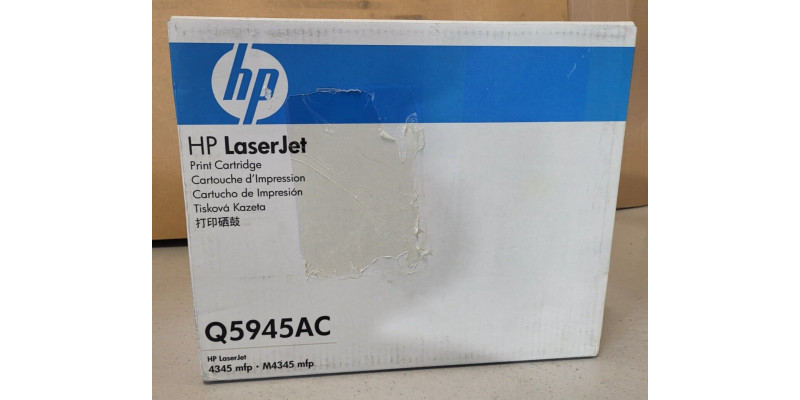 Toner HP 45A Schwarz Q5945AC Neu OVP Original LaserJet 4345 mfp Rg MwSt Toner HP 45A Schwarz Q5945AC Neu OVP Original LaserJet 4345 mfp Rg MwSt