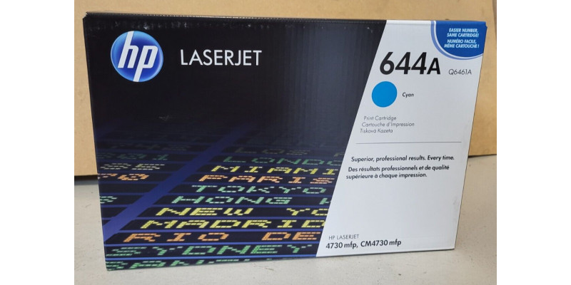 Toner HP 644A Cyan Q6461A Neu OVP A-Ware Original HP LaserJet 4730mfp Rg MwSt Toner HP 644A Cyan Q6461A Neu OVP A-Ware Original HP LaserJet 4730mfp Rg MwSt