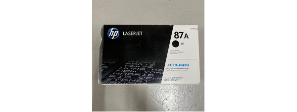 HP Toner 87A Schwarz CF287A Neu OVP Original HP LJ M506, MFP M527 Rg MwSt. HP Toner 87A Schwarz CF287A Neu OVP Original HP LJ M506, MFP M527 Rg MwSt.