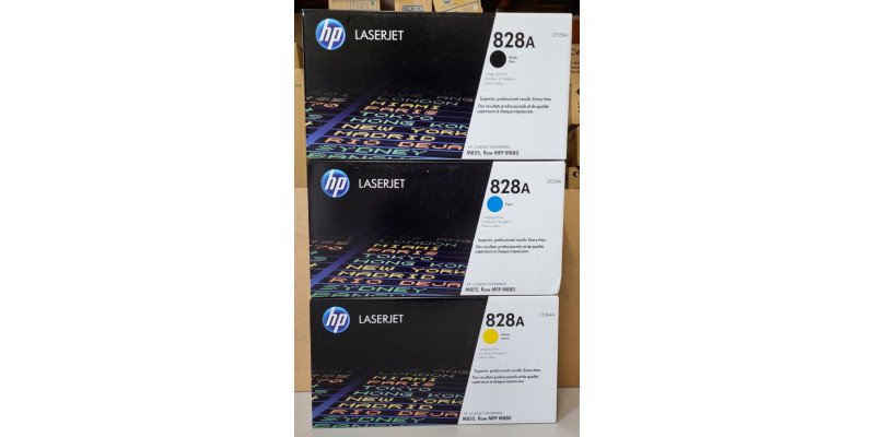 3 Trommel HP 828A CF359A CF364A CF358A Neu OVP A-Ware Original HP LJ M855 . 