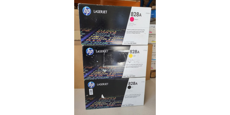 3 Trommel HP 828A CF358A CF364A CF365A Neu OVP Original HP LJ M855 Rg MwSt 