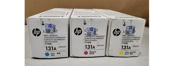 3-er Pack HP 131A U0SL1AM Neu OVP A-Ware Original HP Laserjet Pro 200 . 