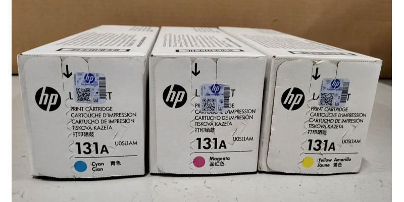 3-er Pack HP 131A U0SL1AM Neu OVP A-Ware Original HP Laserjet Pro 200 . 
