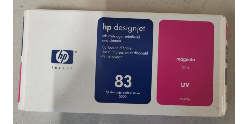 Druckkopf & Druckkopfreiniger HP 83 Magenta C4962A Neu OVP B-Ware Designjet 5000 