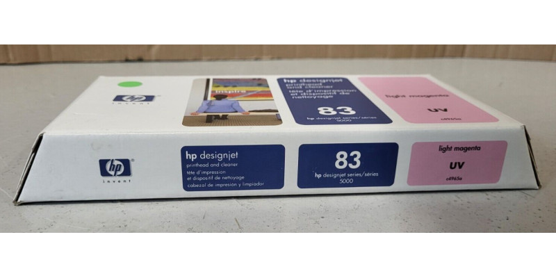 Druckkopf & Druckkopfreiniger HP 83 Light Magenta C4965A Neu OVP A-Ware . 