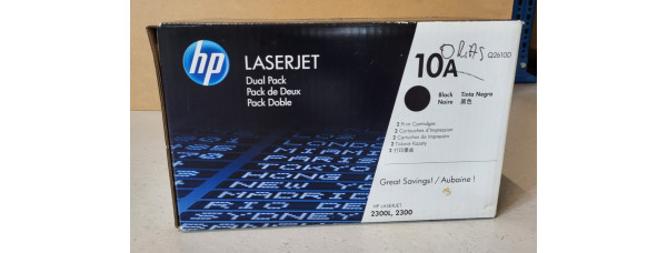Dual Pack HP 10A Schwarz Q2610D Neu OVP Original HP LJ 2300L 2300   