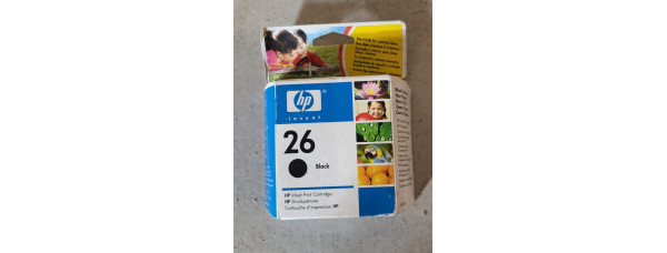 Druckpatrone HP 26 Schwarz 51626AE Neu OVP deskjet 400 MHD: 08.2008 Rg MwSt. 
