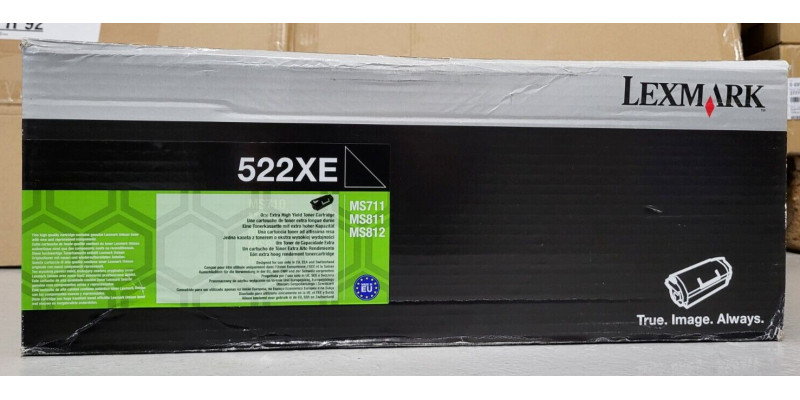 Toner Lexmark 522XE Schwarz 52D2X0E Neu OVP Original MS811  . 