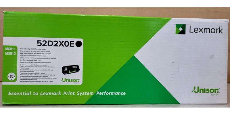 Toner Lexmark 522X Schwarz 52D2X0E Neu OVP Original MS811, MS812 . 