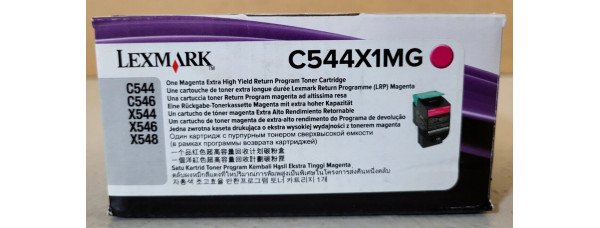 Toner Lexmark C544X1MG Magenta Neu OVP A-Ware Original C544, C546, X544  