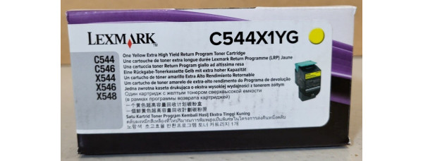 Toner Lexmark C544X1YG Gelb Neu OVP A-Ware Original C544, C546, X544 . 