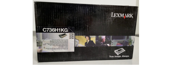 Toner Lexmark C736H1KG Schwarz Neu OVP A-Ware Original C736, X736, X738 . 