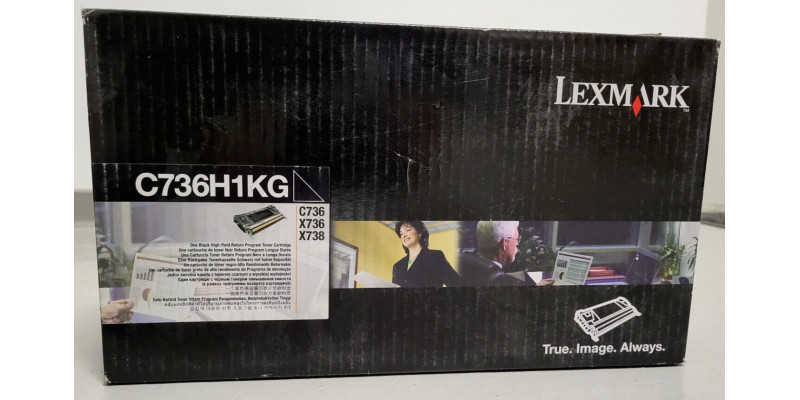 Toner Lexmark C736H1KG Schwarz Neu OVP A-Ware Original C736, X736, X738 . 