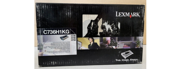 Toner Lexmark C736H1KG Schwarz Neu OVP B-Ware Original C736 X736 X738 . 
