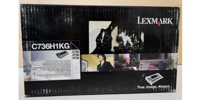 Toner Lexmark C736H1KG Schwarz Neu OVP B-Ware Original C736 X736 X738 . 