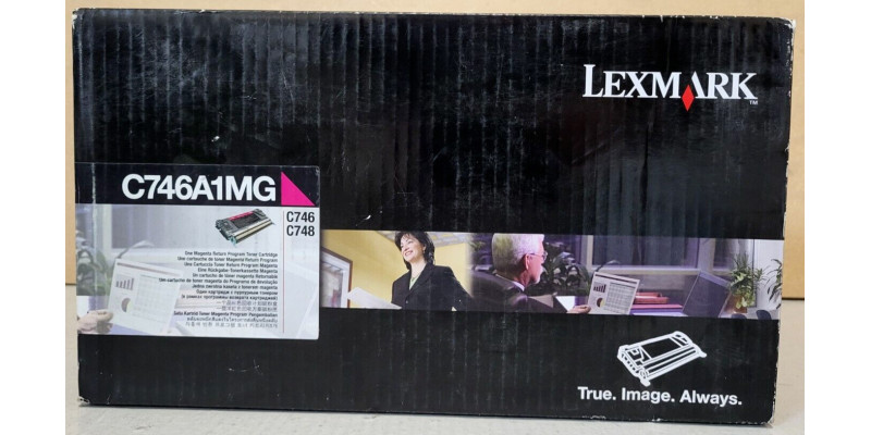 Toner Lexmark C746A1MG Magenta Neu OVP A-Ware Original C746, 748  . 