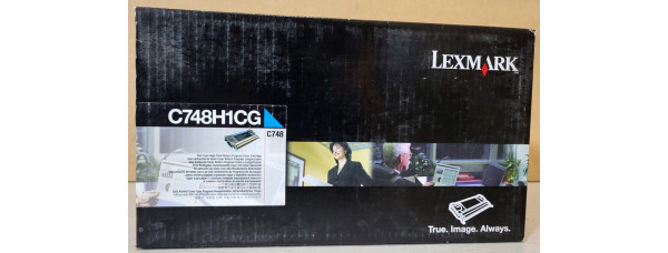Toner Lexmark C748H1CG Cyan Neu OVP A-Ware Original C748  . 
