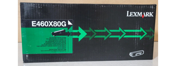 Toner Lexmark E460X80G Schwarz Neu OVP A-Ware Original E460 E462  . 