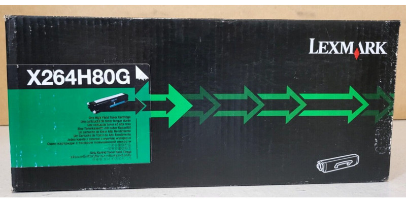 Toner Lexmark X264H80G Schwarz Neu OVP B-Ware Original X264, X363, X364 . 