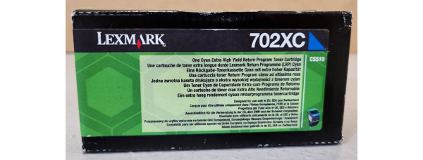 Toner Lexmark 702XC Cyan 70C2XC0 Neu OVP A-Ware Original CS510  . 