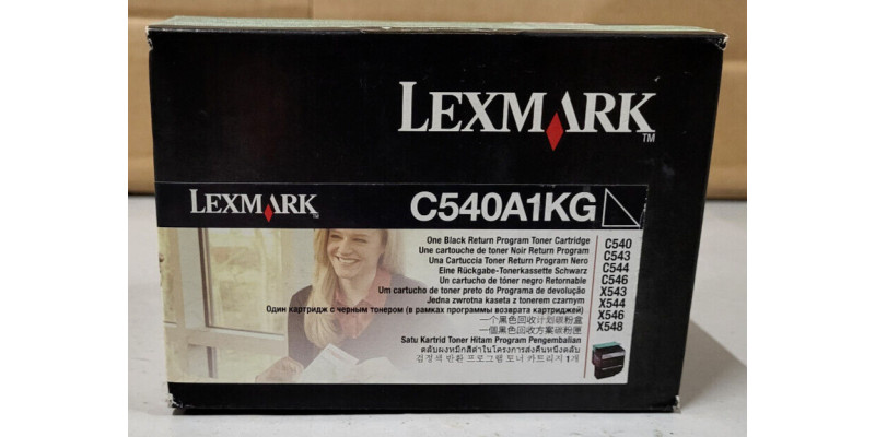 Toner Lexmark C540A1KG Schwarz Neu OVP A-Ware Original C540, C543  . 
