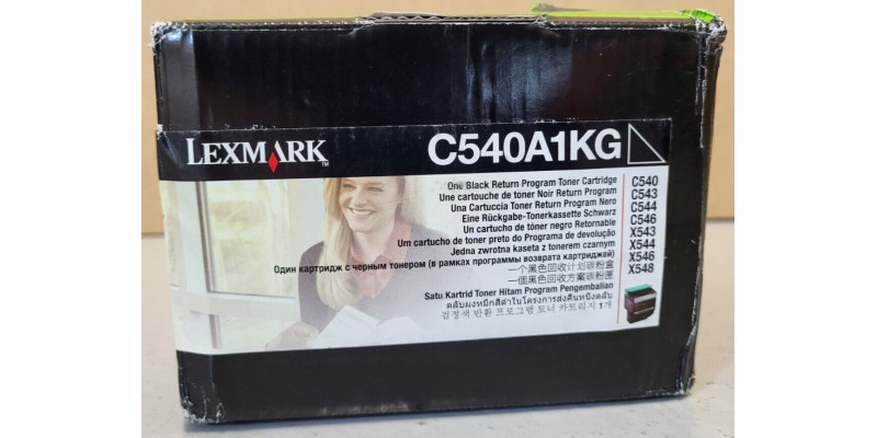 Toner Lexmark C540A1KG Schwarz Neu OVP B-Ware Original C540, C543  . 