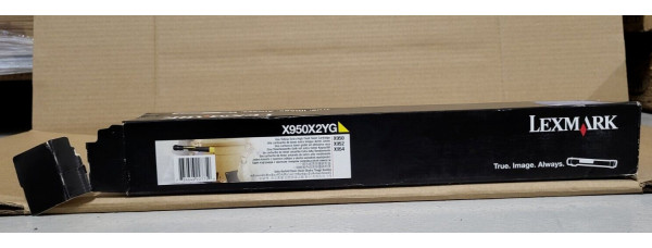 Toner Lexmark X950X2YG Gelb Neu OVP B-Ware Original X950, X952, X954 . 