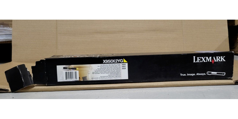Toner Lexmark X950X2YG Gelb Neu OVP B-Ware Original X950, X952, X954 . 
