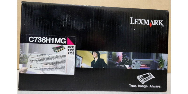 Toner Lexmark C736H1MG Magenta Neu OVP A-Ware Original C736 X736 X738 . 