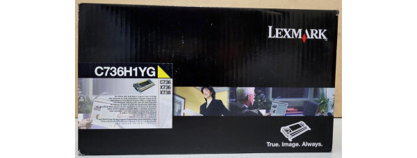 Toner Lexmark C736H1YG Gelb Neu OVP A-Ware Original C736 X736 X738 . 