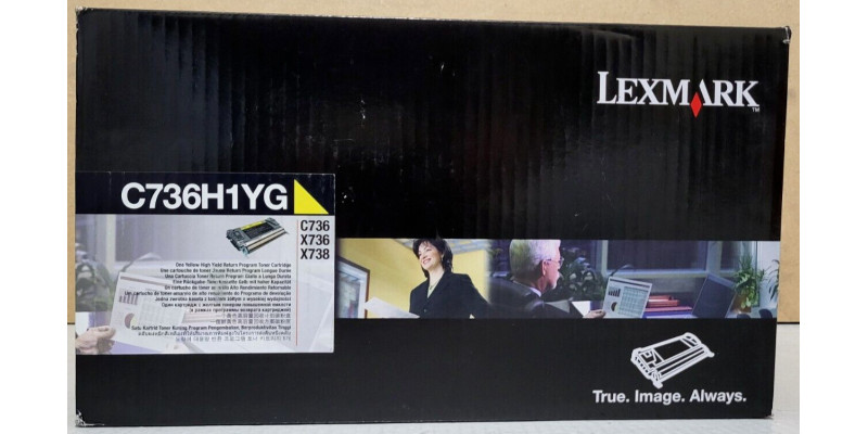 Toner Lexmark C736H1YG Gelb Neu OVP A-Ware Original C736 X736 X738 . 