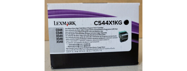 Toner Lexmark C544X1KG Schwarz Neu OVP A-Ware Original C544, C546, X544 . 