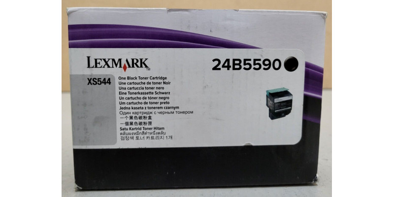 Toner Lexmark 24B5590 Schwarz Neu OVP B-Ware Original XS544  . 