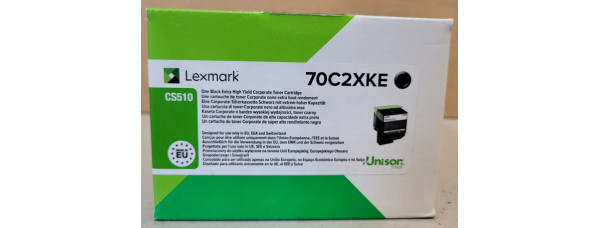Toner Lexmark 70C2XKE Schwarz Neu OVP A-Ware Original CS510  . 
