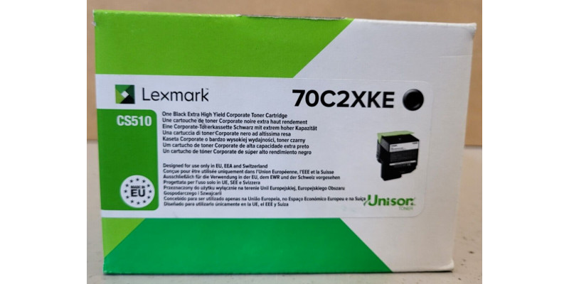 Toner Lexmark 70C2XKE Schwarz Neu OVP A-Ware Original CS510  . 