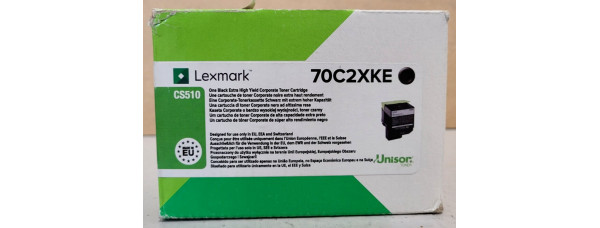 Toner Lexmark 70C2XKE Schwarz Neu OVP Original CS510  . 